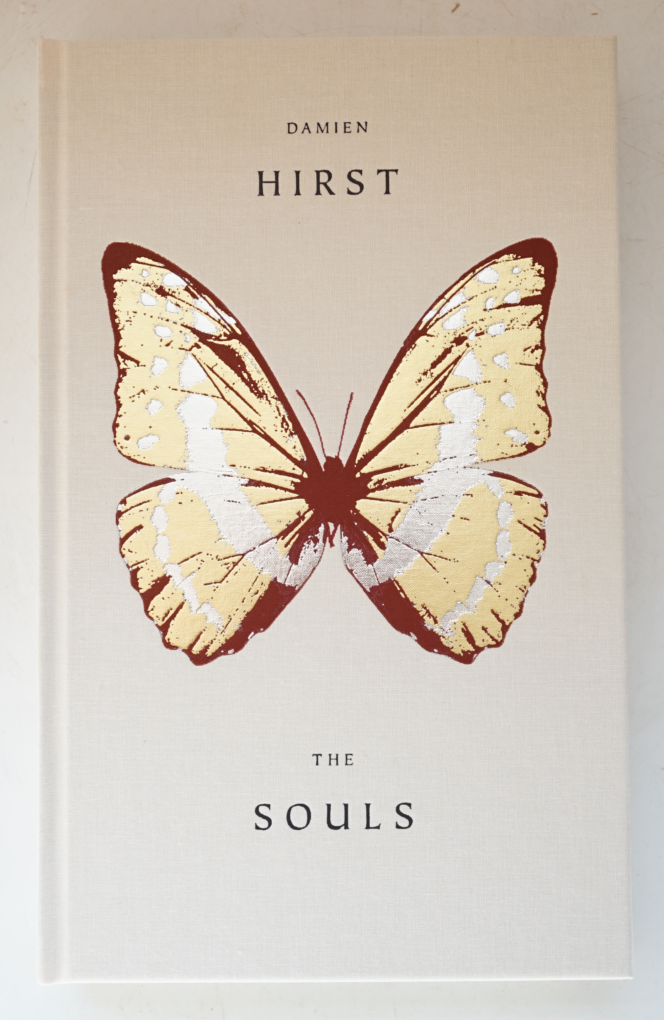 Hirst, Damien - The Souls I - IV, 1st edition, tall 8vo, publisher’s decorated full beige cloth, illustrated in colour throughout, including 4 metallic foil blocked printed leaves of plates, Other Criteria & Paul Stolper